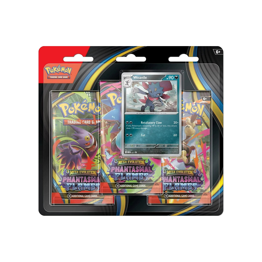 Pokemon TCG - Phantasmal Flames 3-Pack Blister
