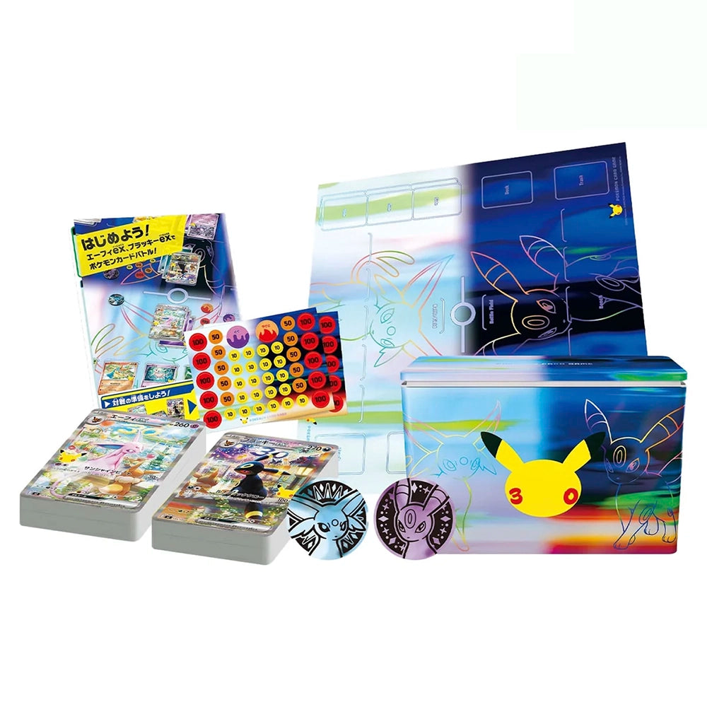 Pokémon TCG – 30th Celebration Premium Deck Set Espeon & Umbreon Japanese
