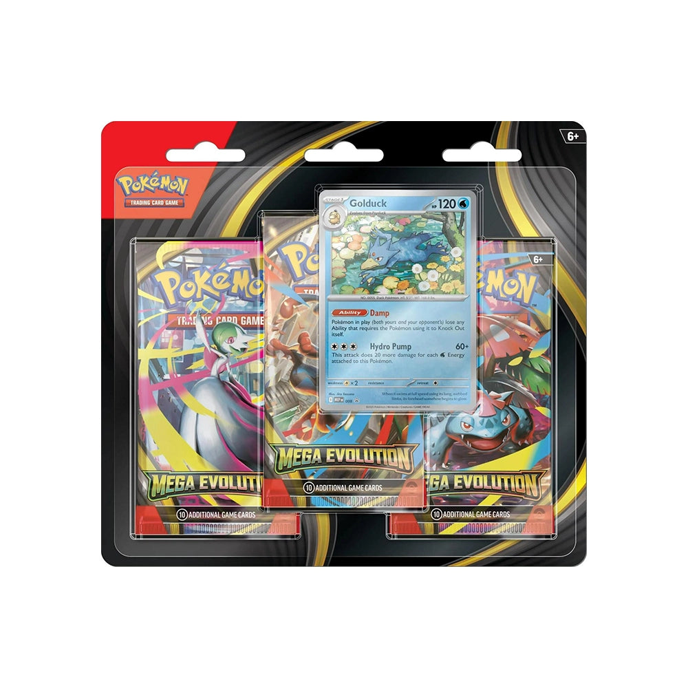 Pokemon TCG - Mega Evolution 3-Pack Blister