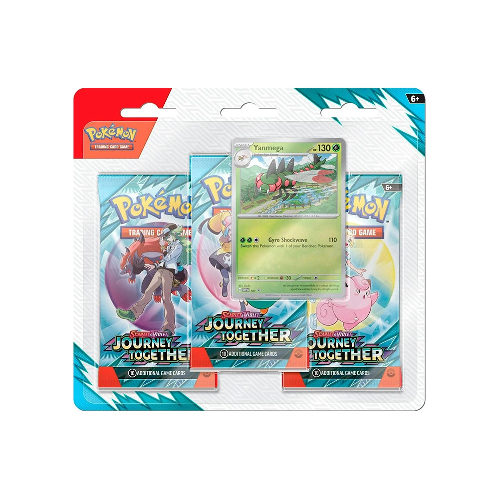 Pokemon TCG - Journey Together 3-Pack Blister