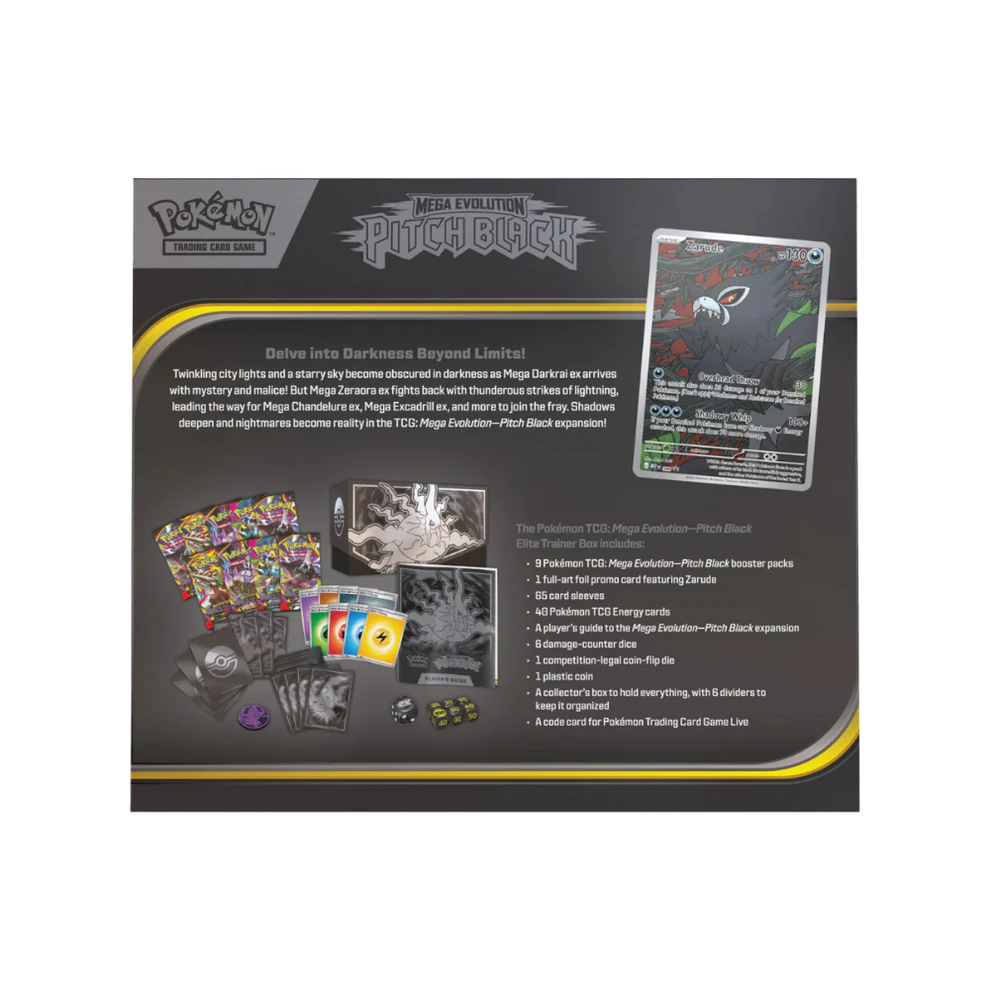 Pokémon TCG – Mega Evolution Pitch Black Elite Trainer Box