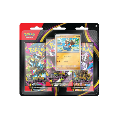 Pokémon TCG – Mega Evolution Pitch Black 3-Pack Blister